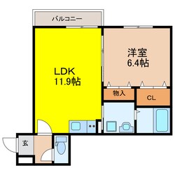 フジパレス野里の物件間取画像